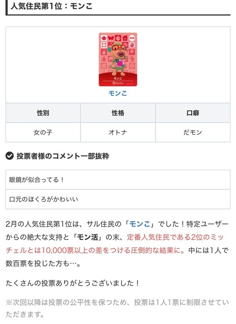 【悲報】あつ森人気投票、謎の勢力によってブサイクなキャラが1位になってしまい大荒れwwww | 【悲報】あつ森人気投票、謎の勢力によってブサイクなキャラが1位になってしまい大荒れwwww | 【悲報】あつ森人気投票、謎の勢力によってブサイクなキャラが1位になってしまい大荒れwwww | 【悲報】あつ森人気投票、謎の勢力によってブサイクなキャラが1位になってしまい大荒れwwww | 【悲報】あつ森人気投票、謎の勢力によってブサイクなキャラが1位になってしまい大荒れwwww | 【悲報】あつ森人気投票、謎の勢力によってブサイクなキャラが1位になってしまい大荒れwwww | やっちまった速報(画像14154847906151_6) 【悲報】あつ森人気投票、謎の勢力によってブサイクなキャラが1位になってしまい大荒れwwww | 【悲報】あつ森人気投票、謎の勢力によってブサイクなキャラが1位になってしまい大荒れwwww | 【悲報】あつ森人気投票、謎の勢力によってブサイクなキャラが1位になってしまい大荒れwwww | 【悲報】あつ森人気投票、謎の勢力によってブサイクなキャラが1位になってしまい大荒れwwww | 【悲報】あつ森人気投票、謎の勢力によってブサイクなキャラが1位になってしまい大荒れwwww | 【悲報】あつ森人気投票、謎の勢力によってブサイクなキャラが1位になってしまい大荒れwwww | やっちまった速報(画像14154847906151_6)