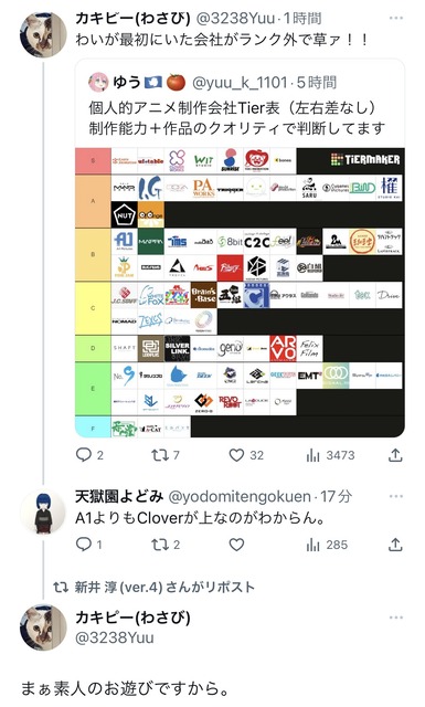 【画像】X民「こちらがラブライブ声優Tier表ですｗ」 | 【画像】X民「こちらがラブライブ声優Tier表ですｗ」 | 【画像】X民「こちらがラブライブ声優Tier表ですｗ」 | 【画像】X民「こちらがラブライブ声優Tier表ですｗ」 | 【画像】X民「こちらがラブライブ声優Tier表ですｗ」 | 【画像】X民「こちらがラブライブ声優Tier表ですｗ」 | 【画像】X民「こちらがラブライブ声優Tier表ですｗ」 | 【画像】X民「こちらがラブライブ声優Tier表ですｗ」 | 【画像】X民「こちらがラブライブ声優Tier表ですｗ」 | やっちまった速報(画像11005224520354_9)