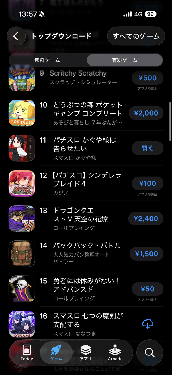 【悲報】Appストアの有料アプリランキング、パチンコスロットだらけ | 【悲報】Appストアの有料アプリランキング、パチンコスロットだらけ | やっちまった速報(画像18193339664513_2)