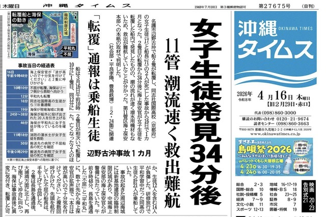 【悲報】辺野古JK死亡事故、悪天候でも子供達を海に投げ出すつもりだった | 【悲報】辺野古JK死亡事故、悪天候でも子供達を海に投げ出すつもりだった | 【悲報】辺野古JK死亡事故、悪天候でも子供達を海に投げ出すつもりだった | やっちまった速報(画像19130543243194_3)