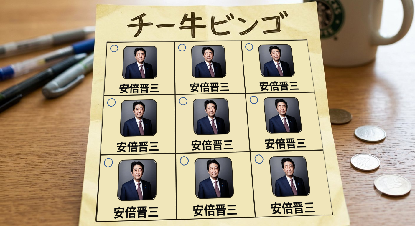チー牛が好むコンテンツで作成された「チー牛ビンゴ」、完成してしまうｗｗｗｗｗ | チー牛が好むコンテンツで作成された「チー牛ビンゴ」、完成してしまうｗｗｗｗｗ | チー牛が好むコンテンツで作成された「チー牛ビンゴ」、完成してしまうｗｗｗｗｗ | やっちまった速報(画像08154424765050_3)