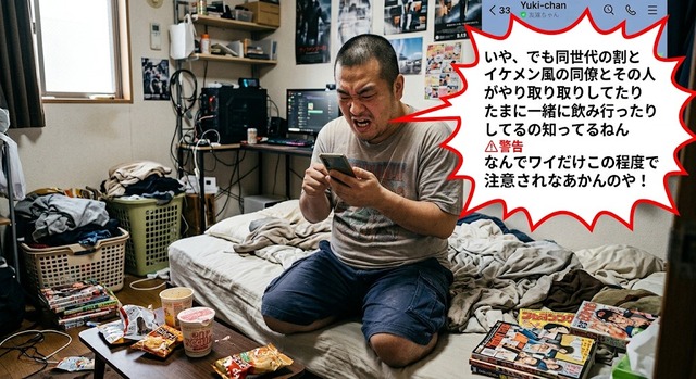 【悲報】ワイ、職場の同僚女にお疲れ様LINEをしただけで上司にチクられて注意される | 【悲報】ワイ、職場の同僚女にお疲れ様LINEをしただけで上司にチクられて注意される | 【悲報】ワイ、職場の同僚女にお疲れ様LINEをしただけで上司にチクられて注意される | やっちまった速報(26093534248075_3)